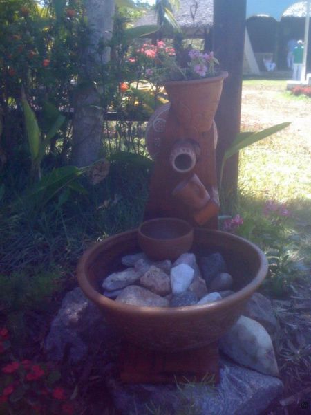 Fonte de água Rustica